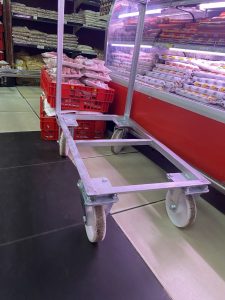 butcher crate trolley