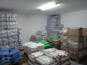 dry wall inside storafe room