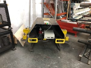 forkift steel plate vacumm plate picker