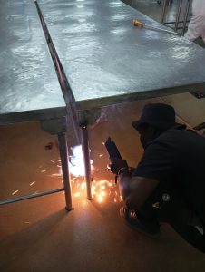 stainless steel table welding