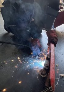 welding pallet jack