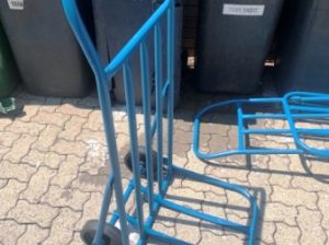 completley repaired foldin g nose trolley